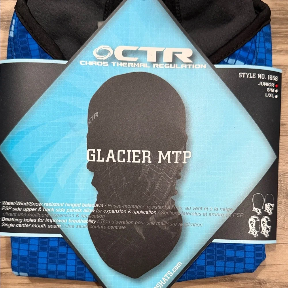 Kids Black and Blue Face Mask